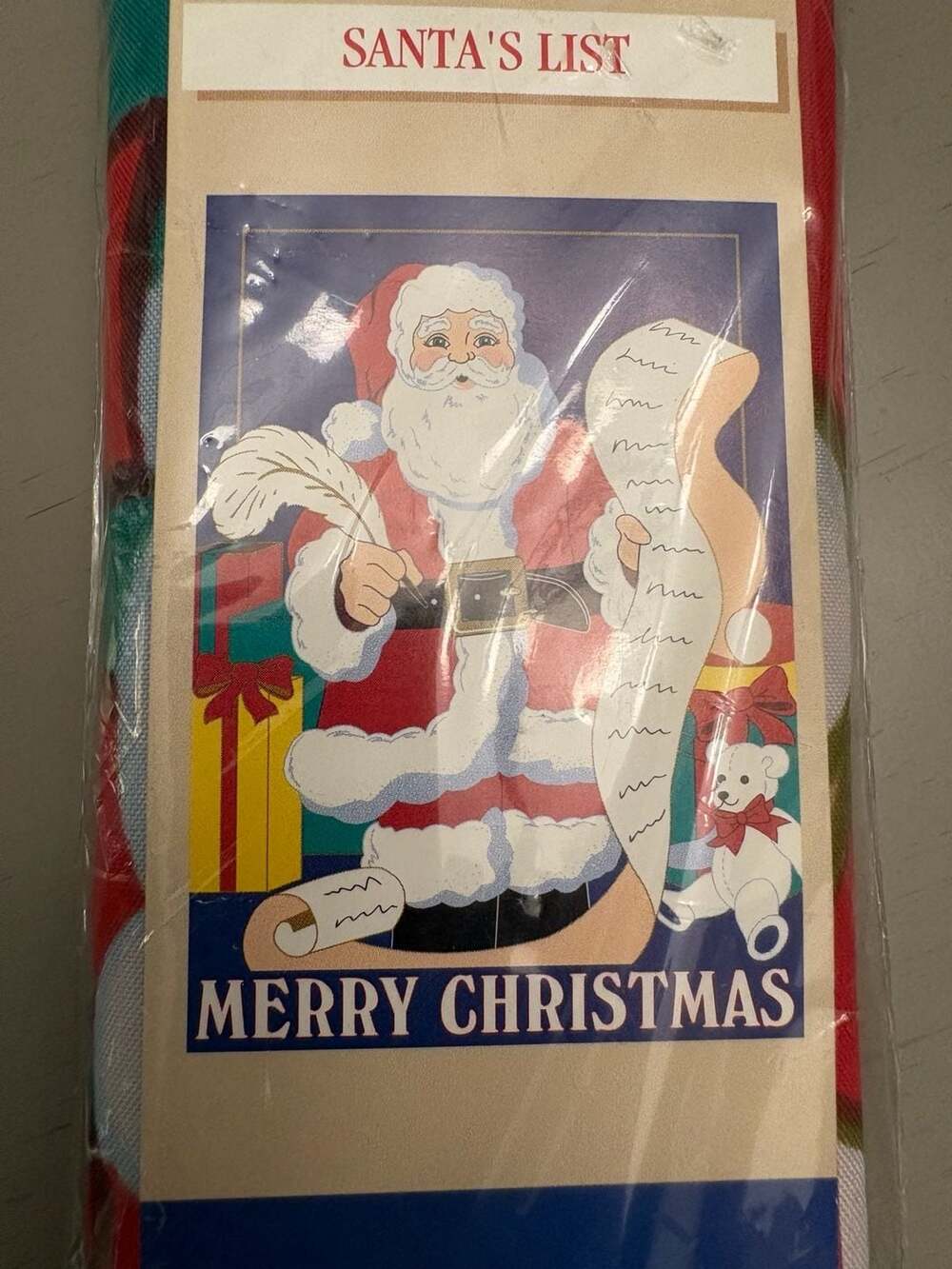 Meadow Creek Santa's List Decorative Flag 28" x 40"
